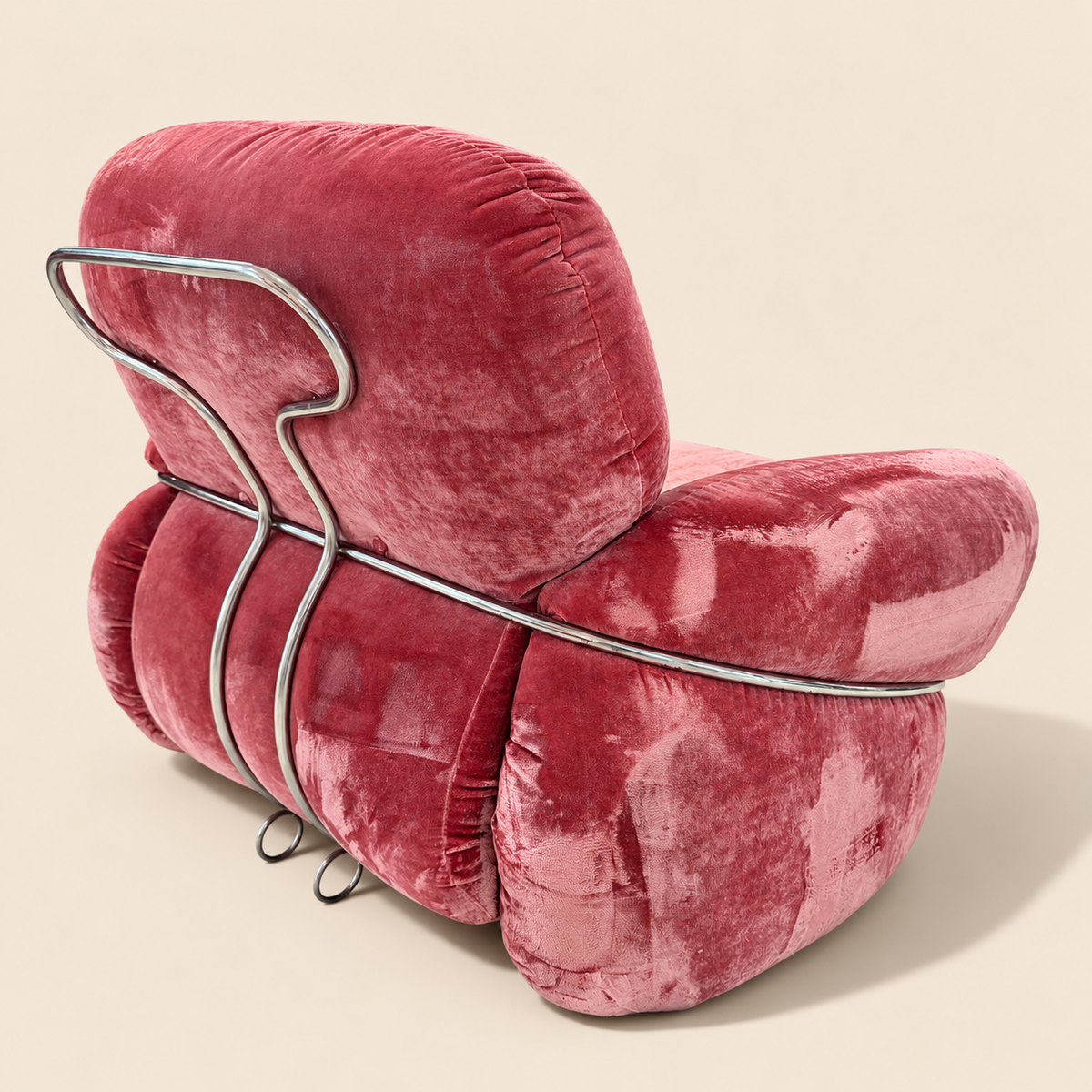 Mid century modern "OKAY" sofa set by Adriano Piazzesi, 1970's