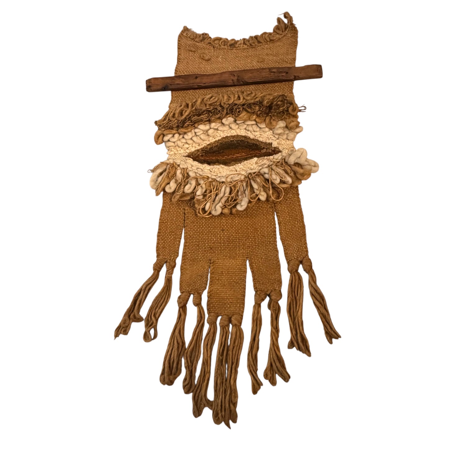 Multi-Fabric Vintage Wall Hanging
