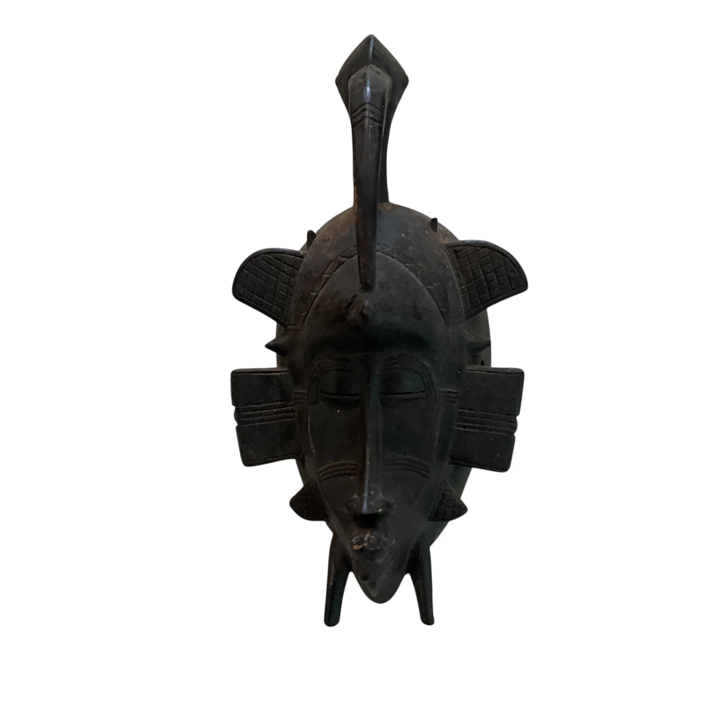 Senufo Wooden Carved Bird Mask