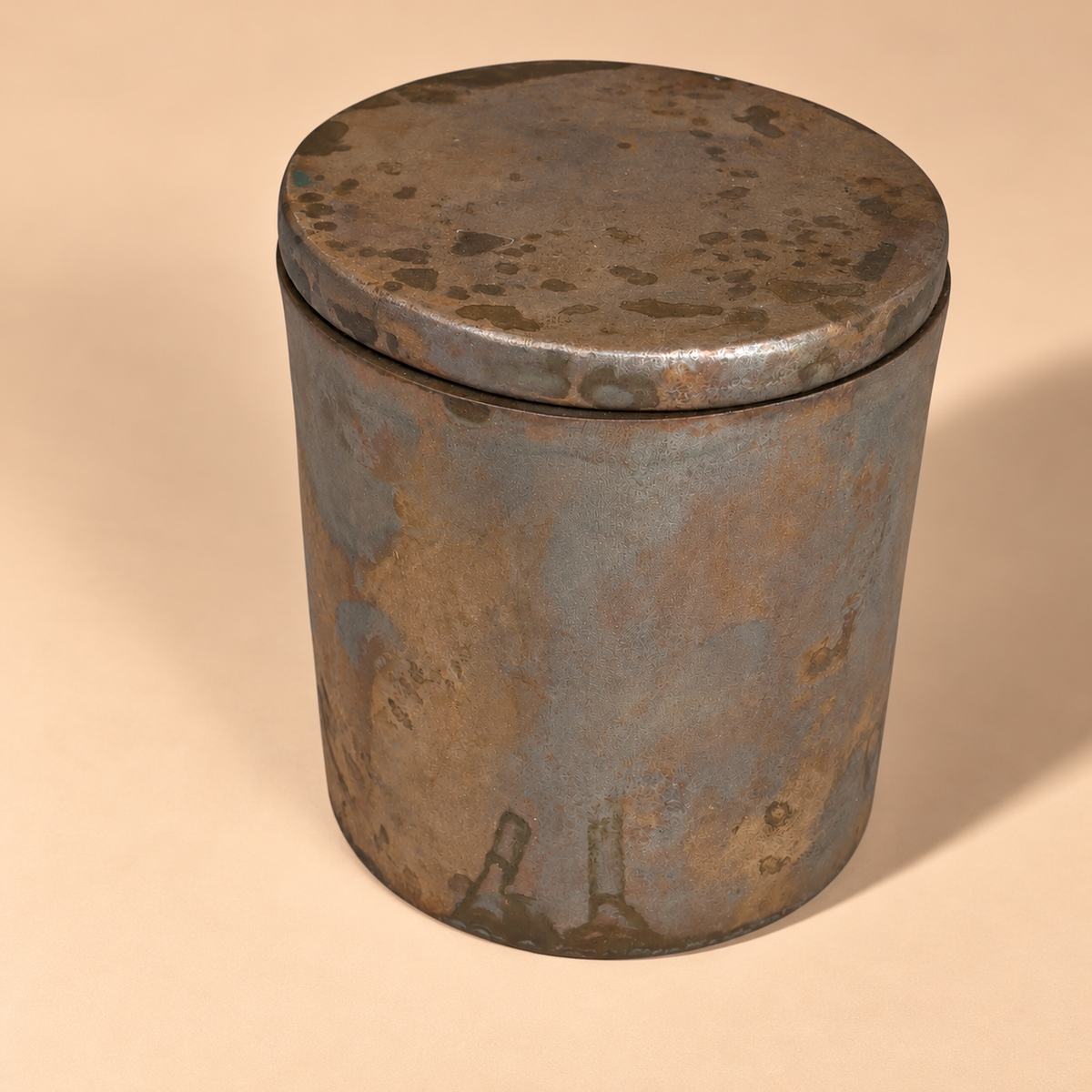 Solid Bronze Gardenia Candle with Lid #S