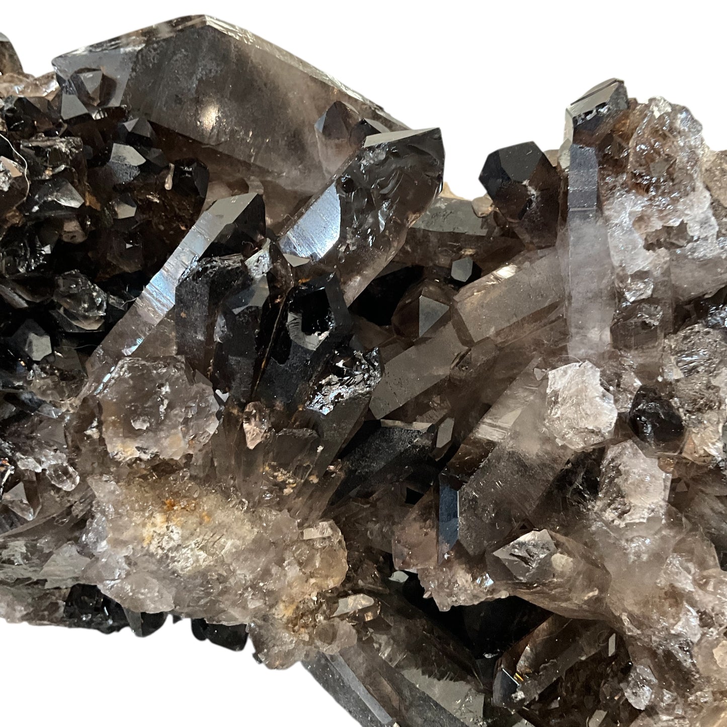 Smoky Quartz Crystal Cluster Large