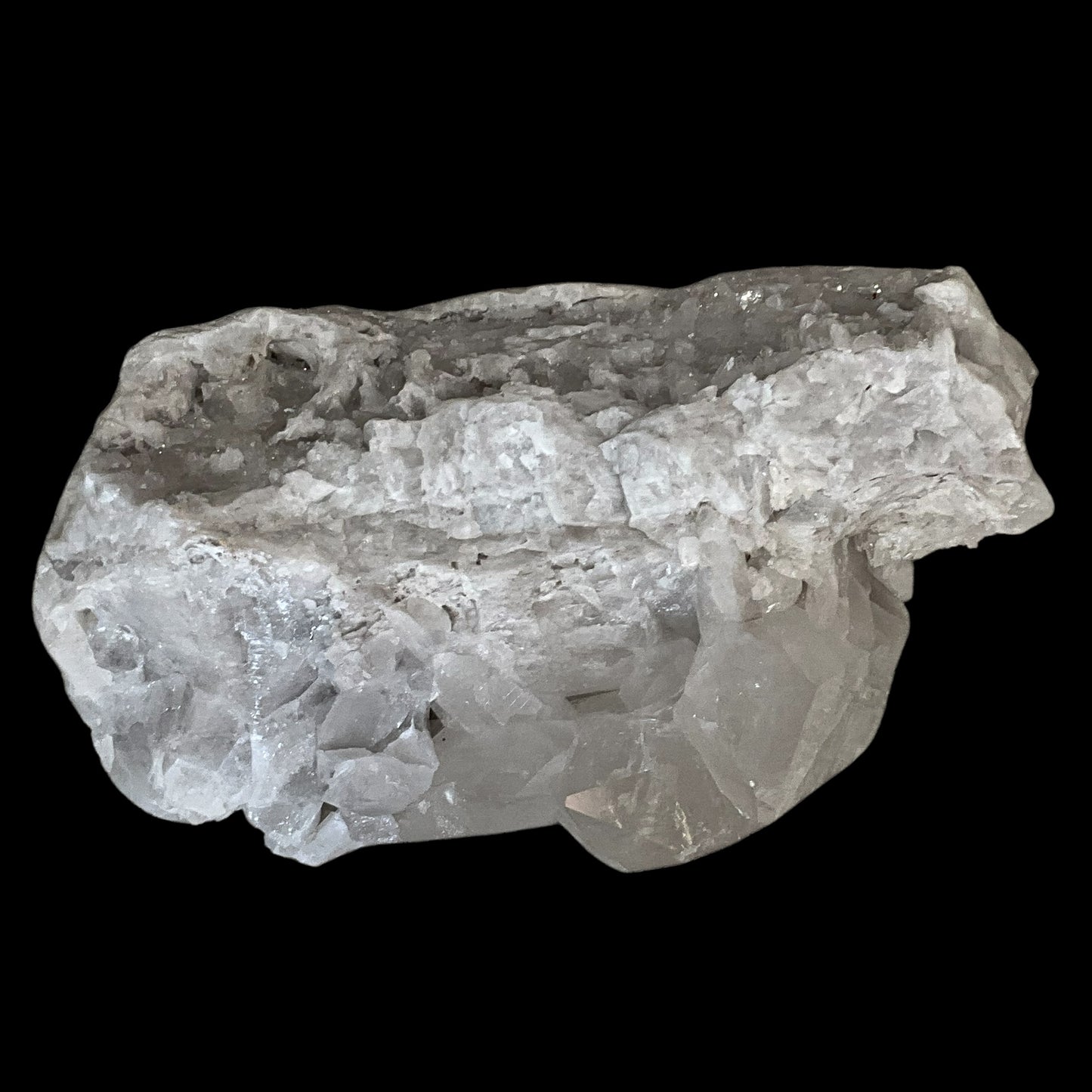 Quartz Crystal Free-Standing Cluster with Generators