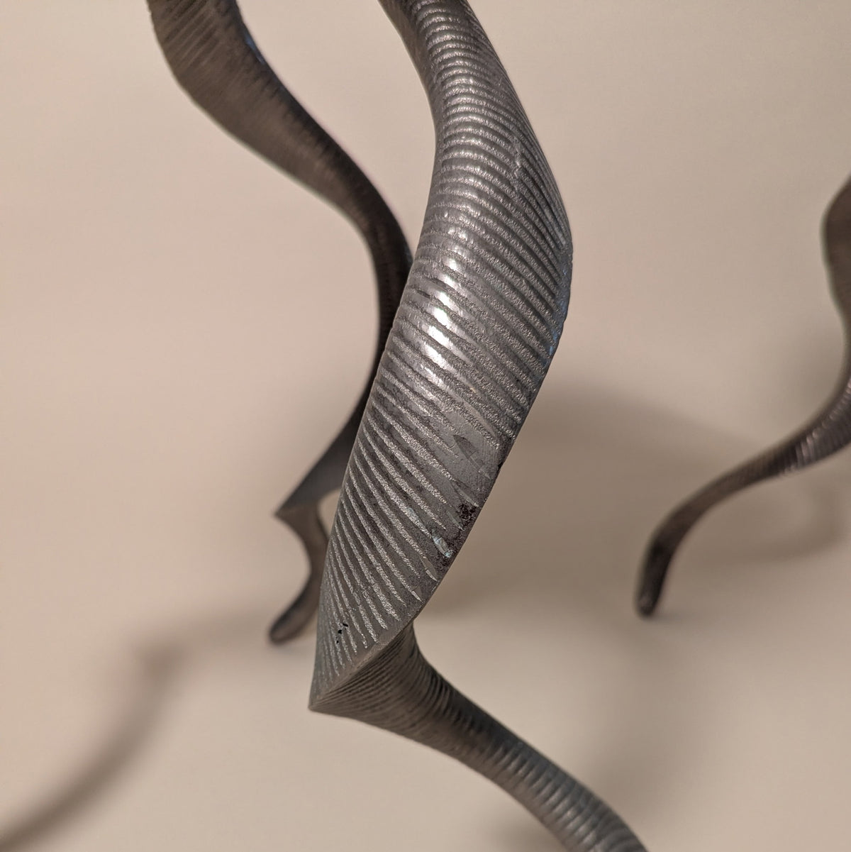 Pair of Arthur Court Gueridon Aluminum Tables