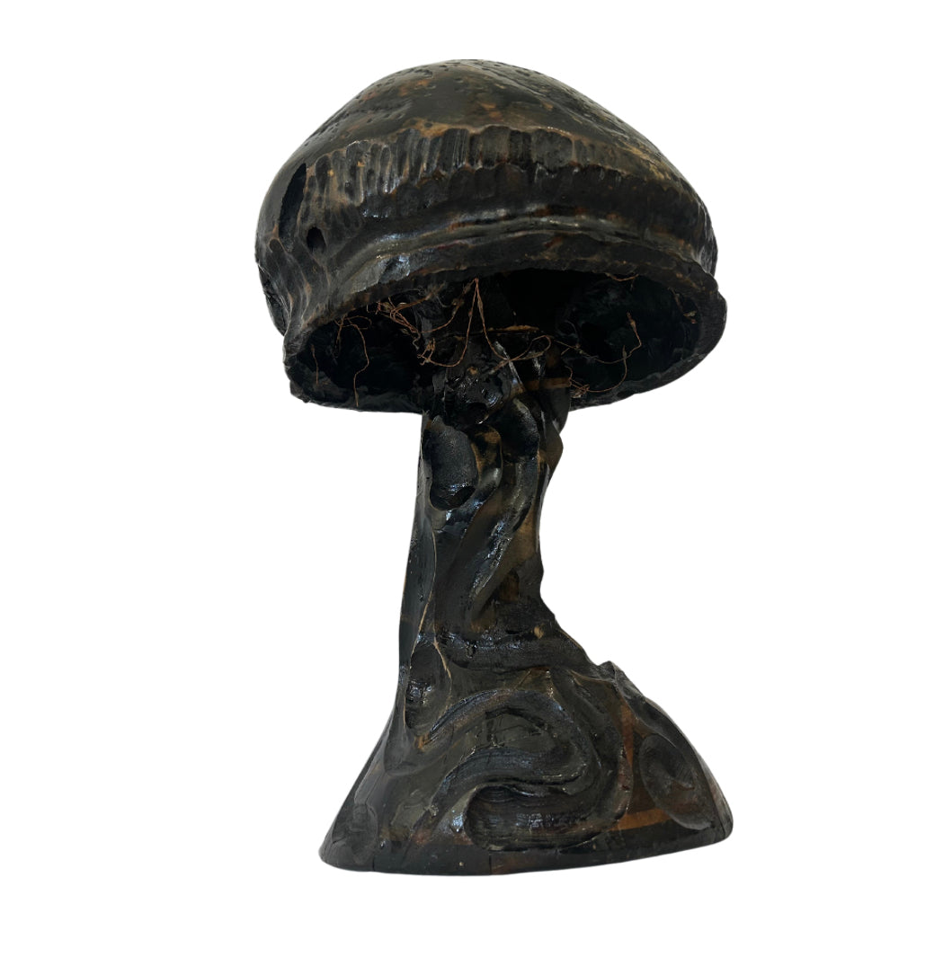 Wood Mushroom Sculpture