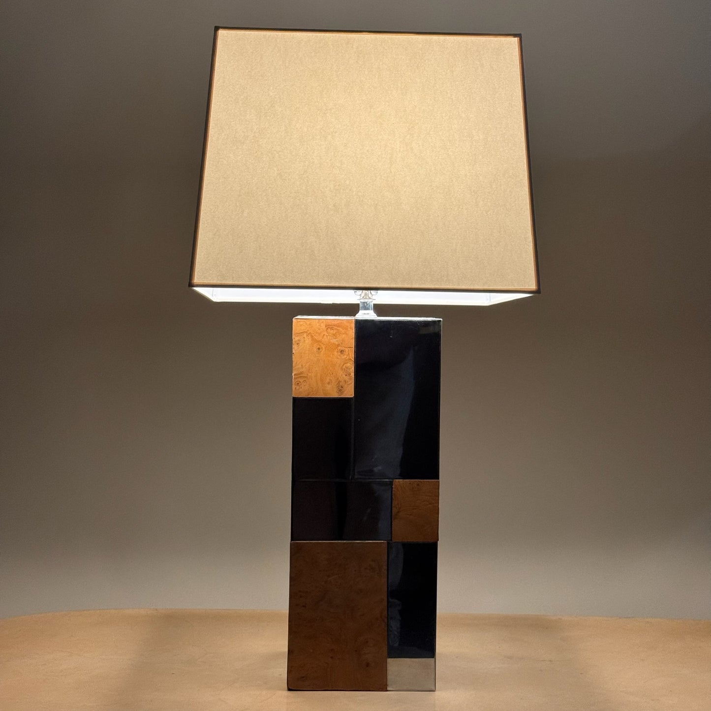 Vintage 1970’s Paul Evan’s Large Cityscape Lamp