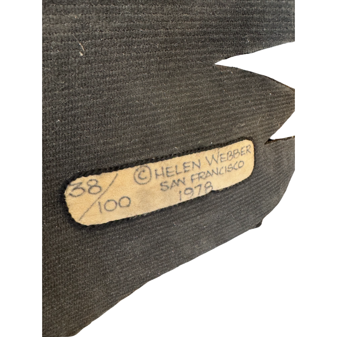 Multi-Fabric Vintage Wall Hanging Phoenix