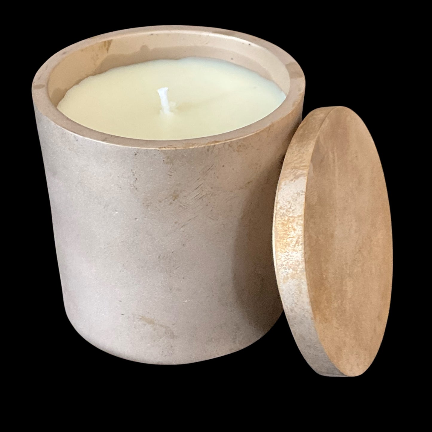 Solid Bronze Gardenia Candle with Lid R