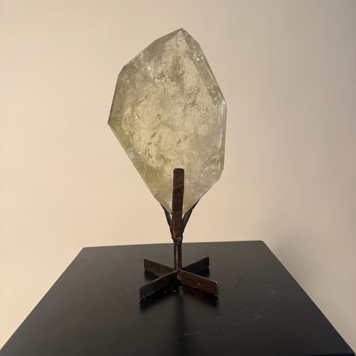 Citrine Crystal Slab on Stand