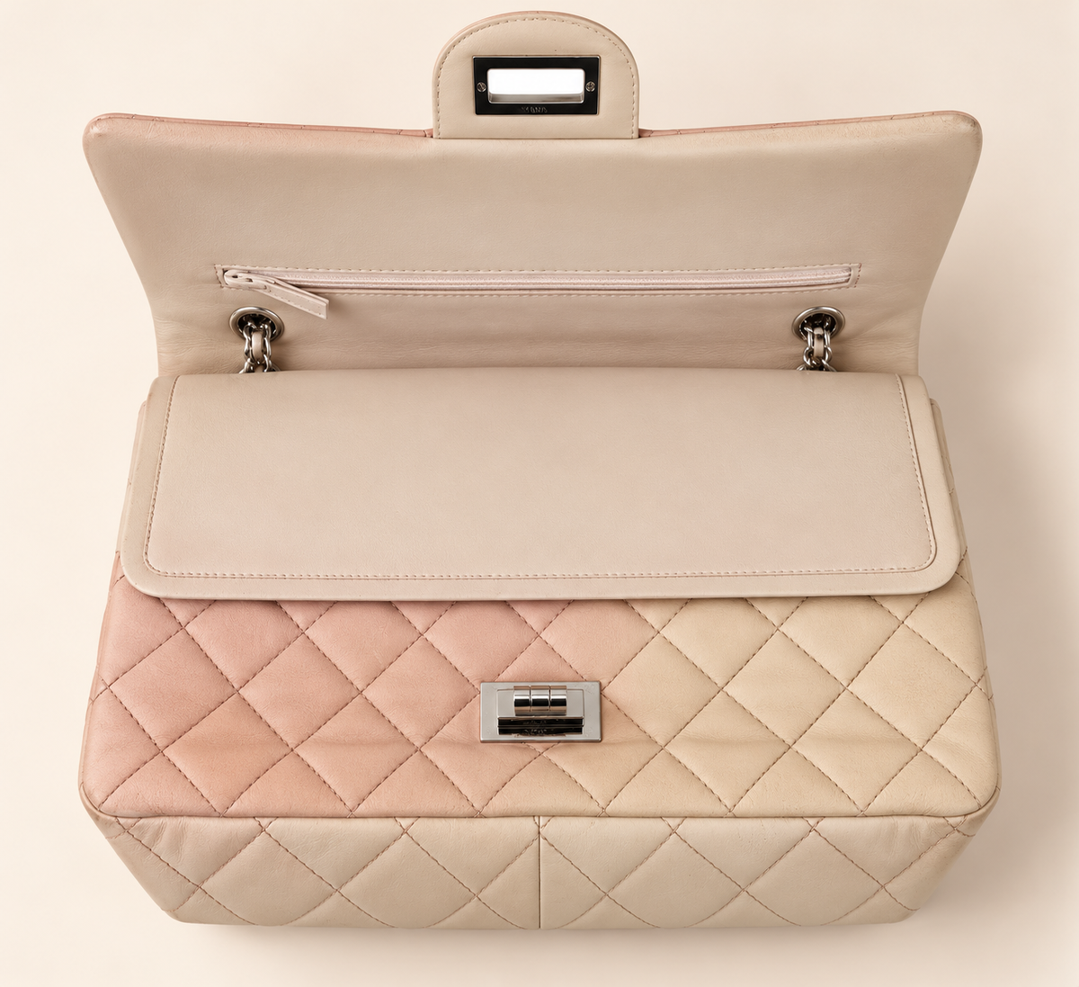 Chanel Pink Ombre Quilted - Pink/Multi