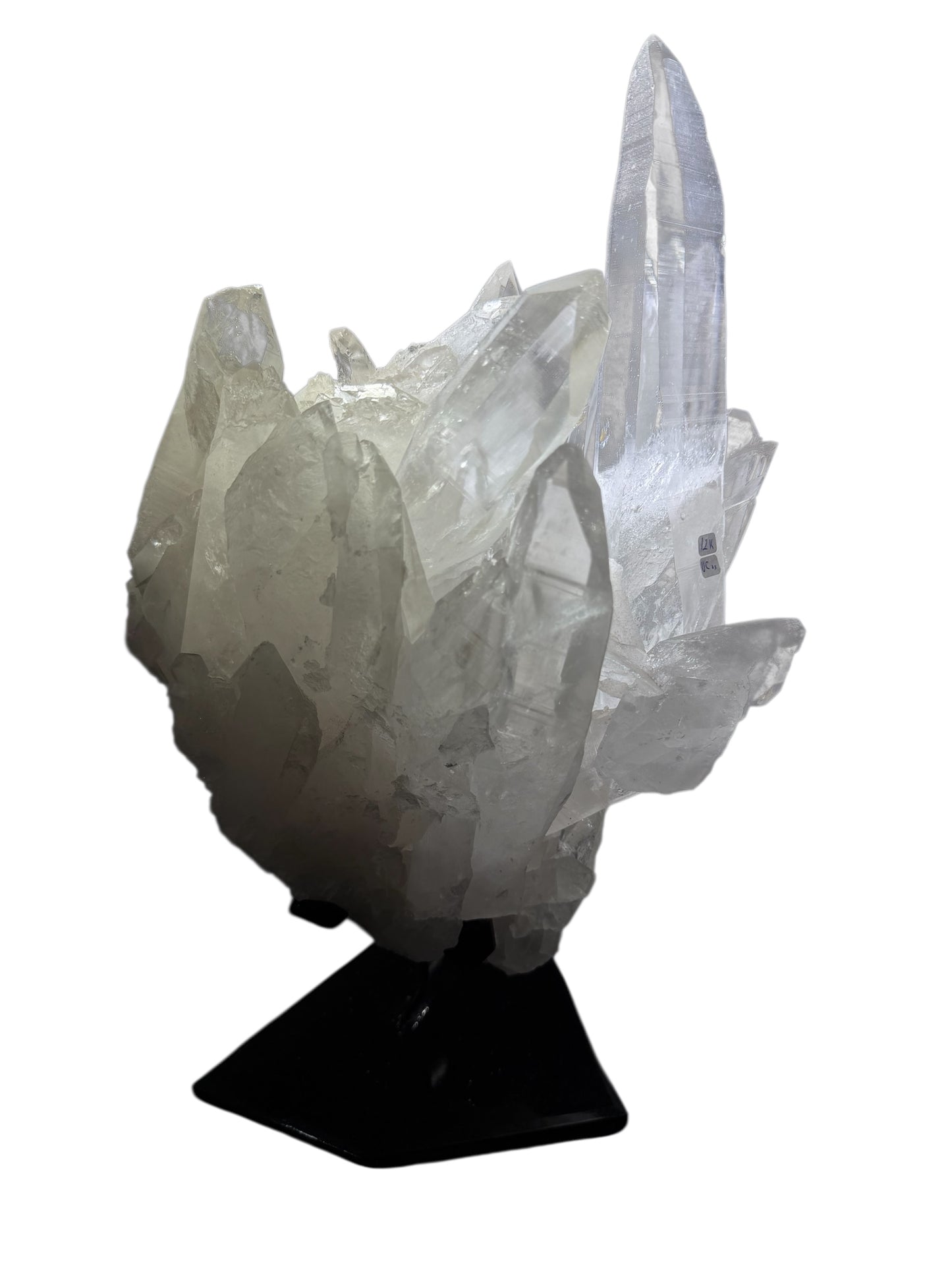 Lumerian Quartz Crystal Cluster on Stand