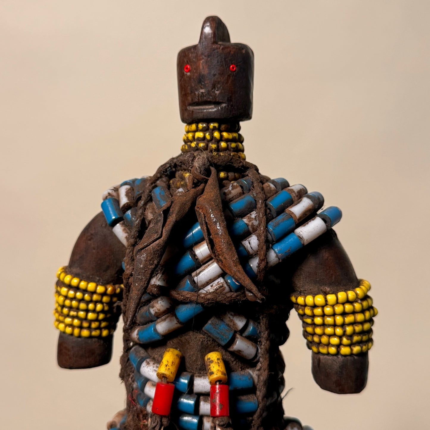 Namji Fertility Doll Blue and White Beads