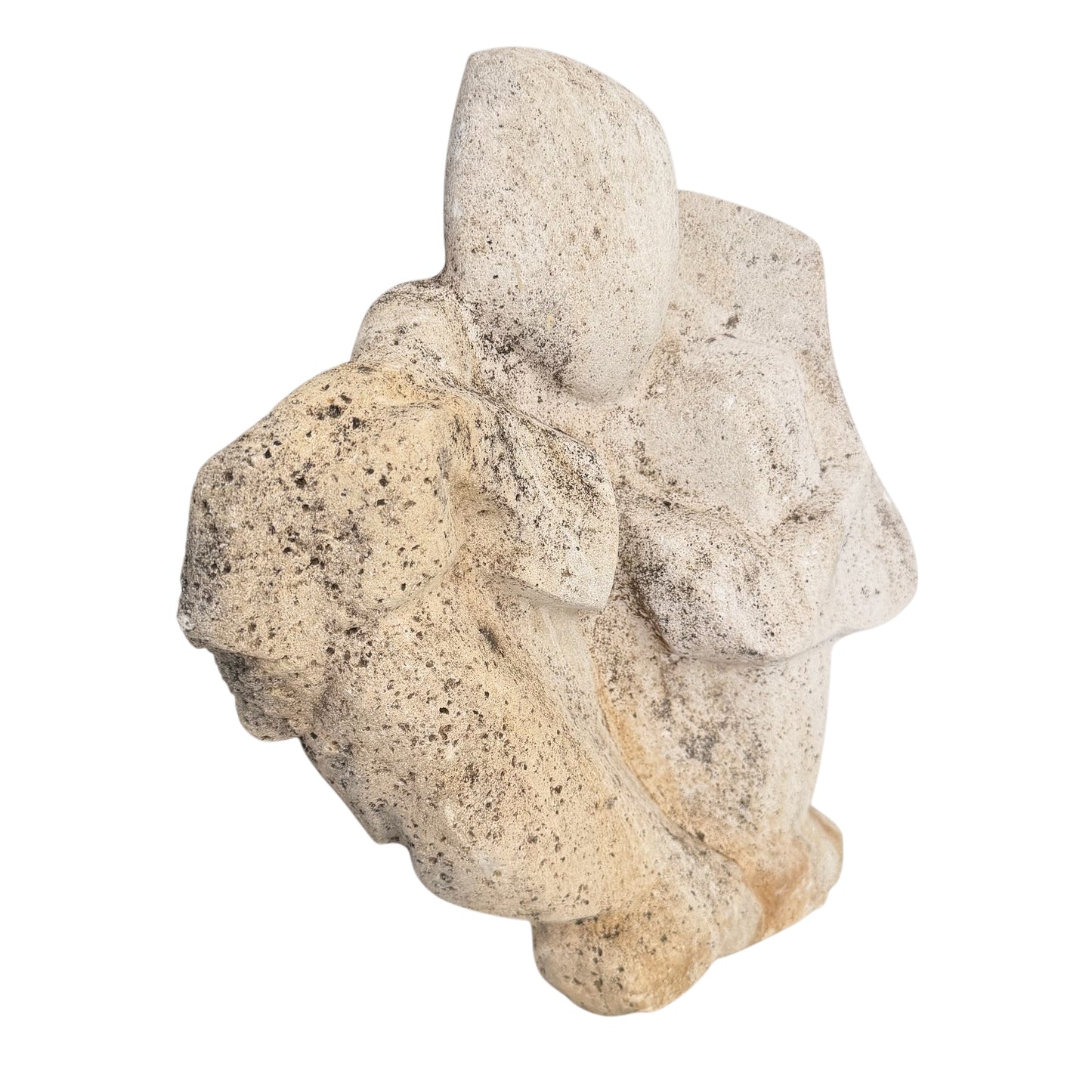 Abstract Figure Carved Stone Sculpture