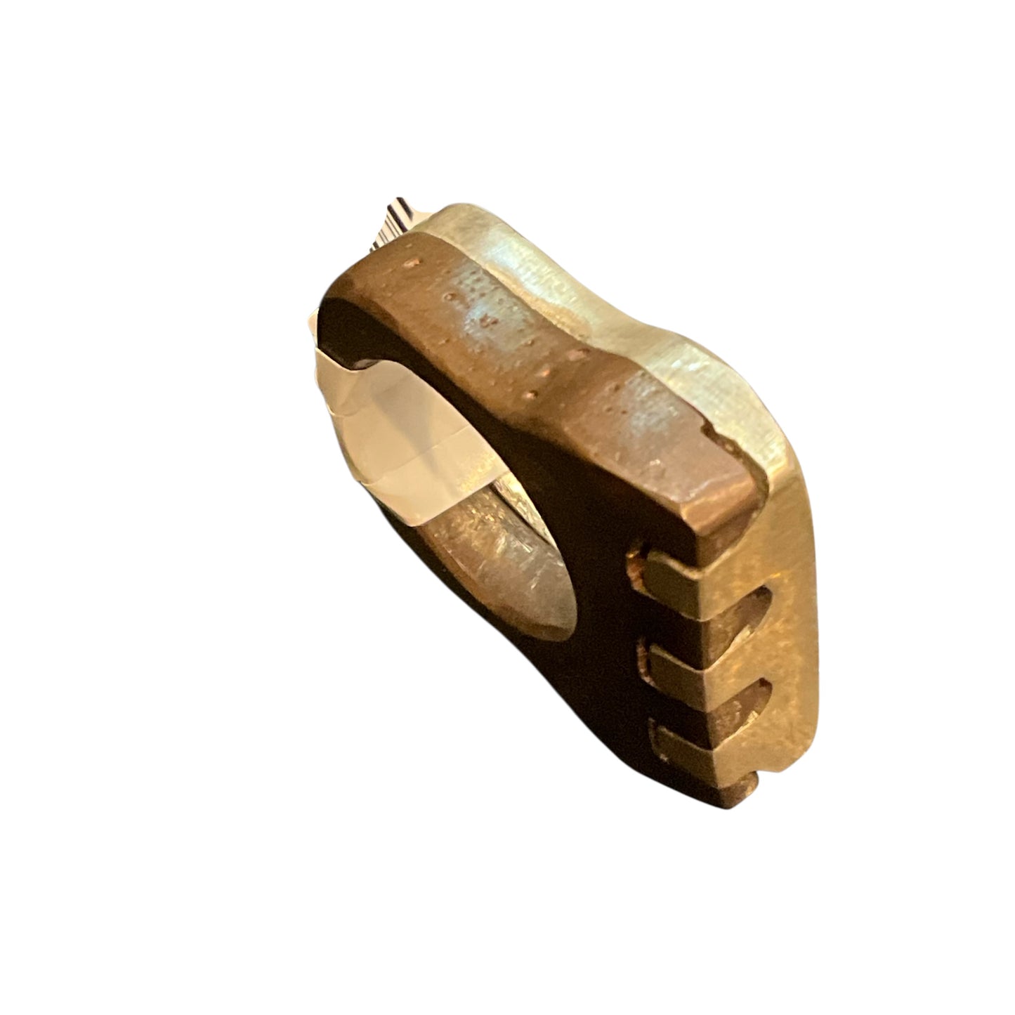 NeoAncient Silver and Brass Ring