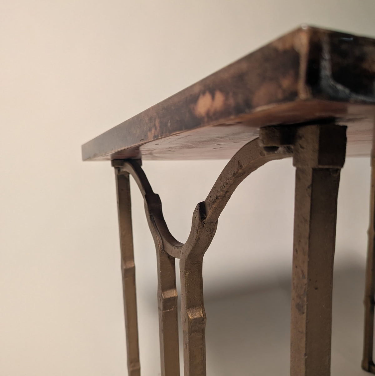 Pair of Aldo Tura Goat Skin Side Tables