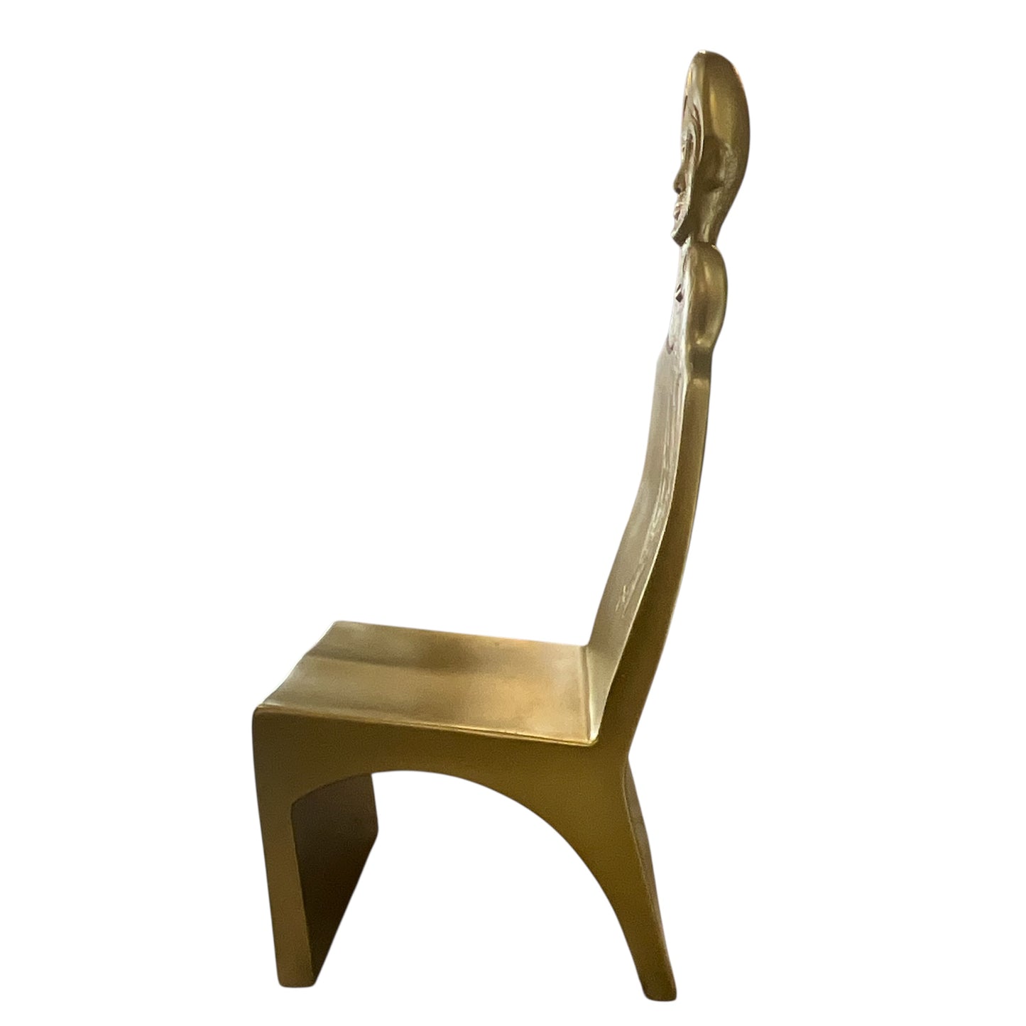 Altina Signed Fiberglass Figural Chair 1970's