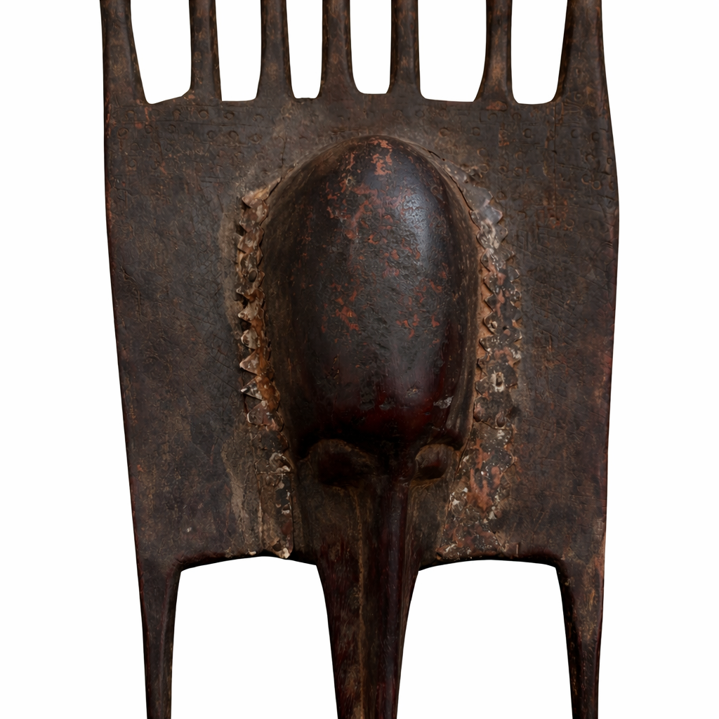 Hand Carved Spikey Mask
