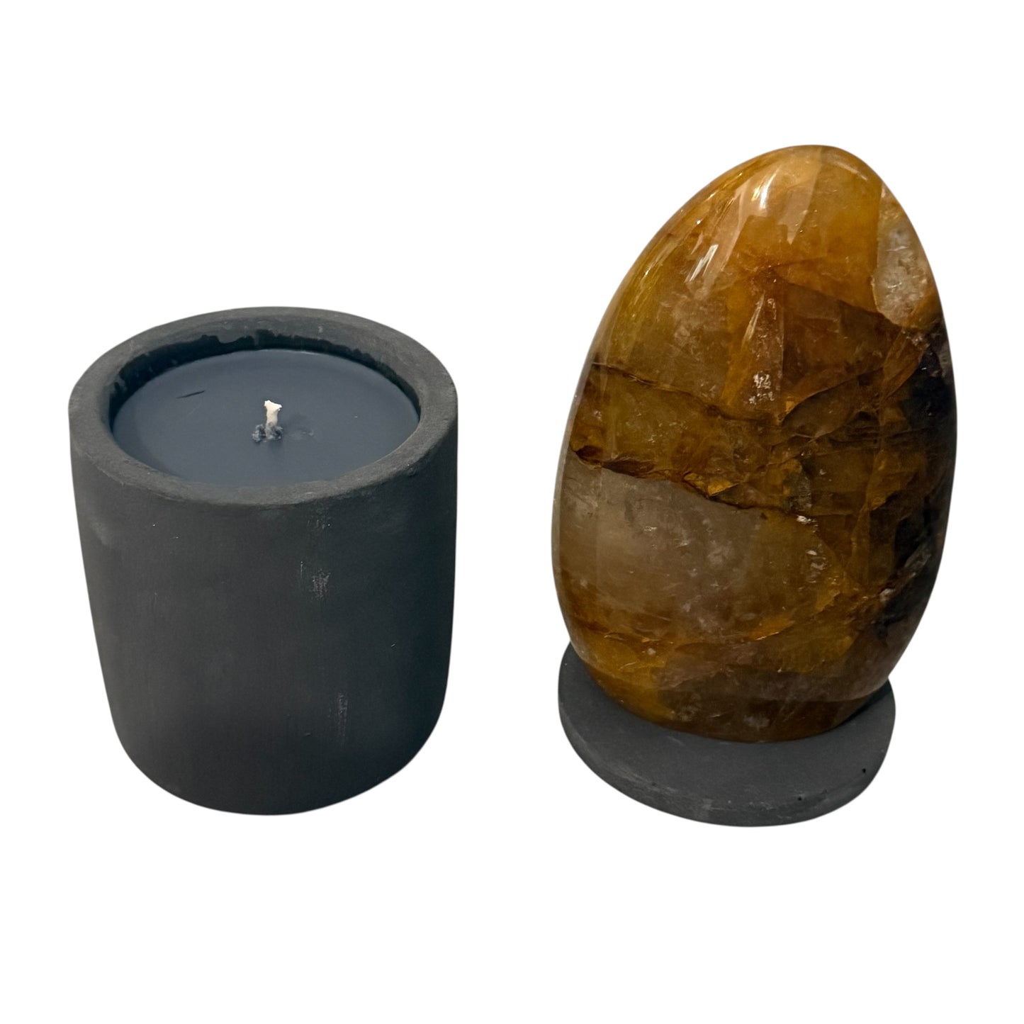 369 For House of Nulla Black Rose Candle with Golden Healer 5