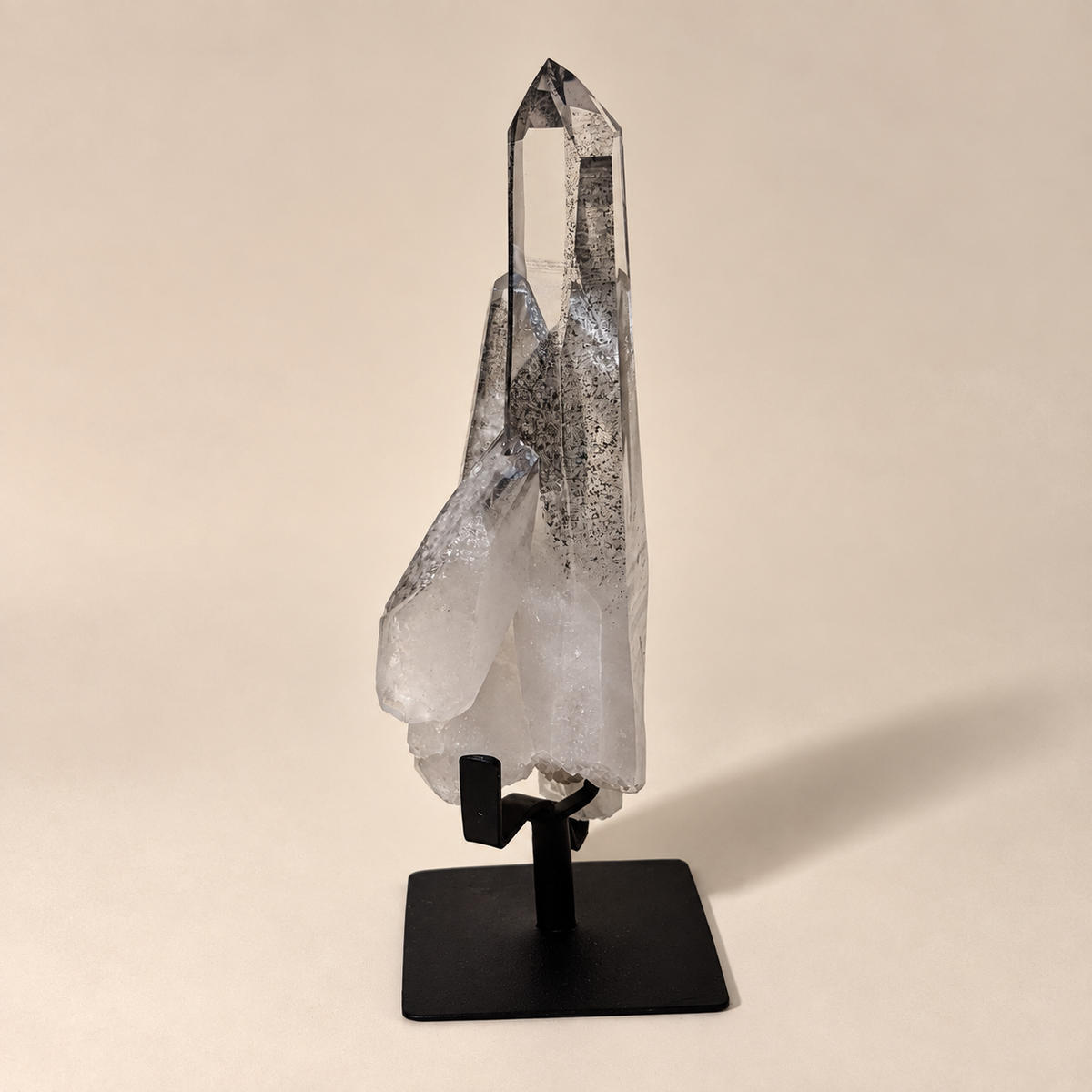 Phantom Quartz Crystal Triple Generator on Metal Stand