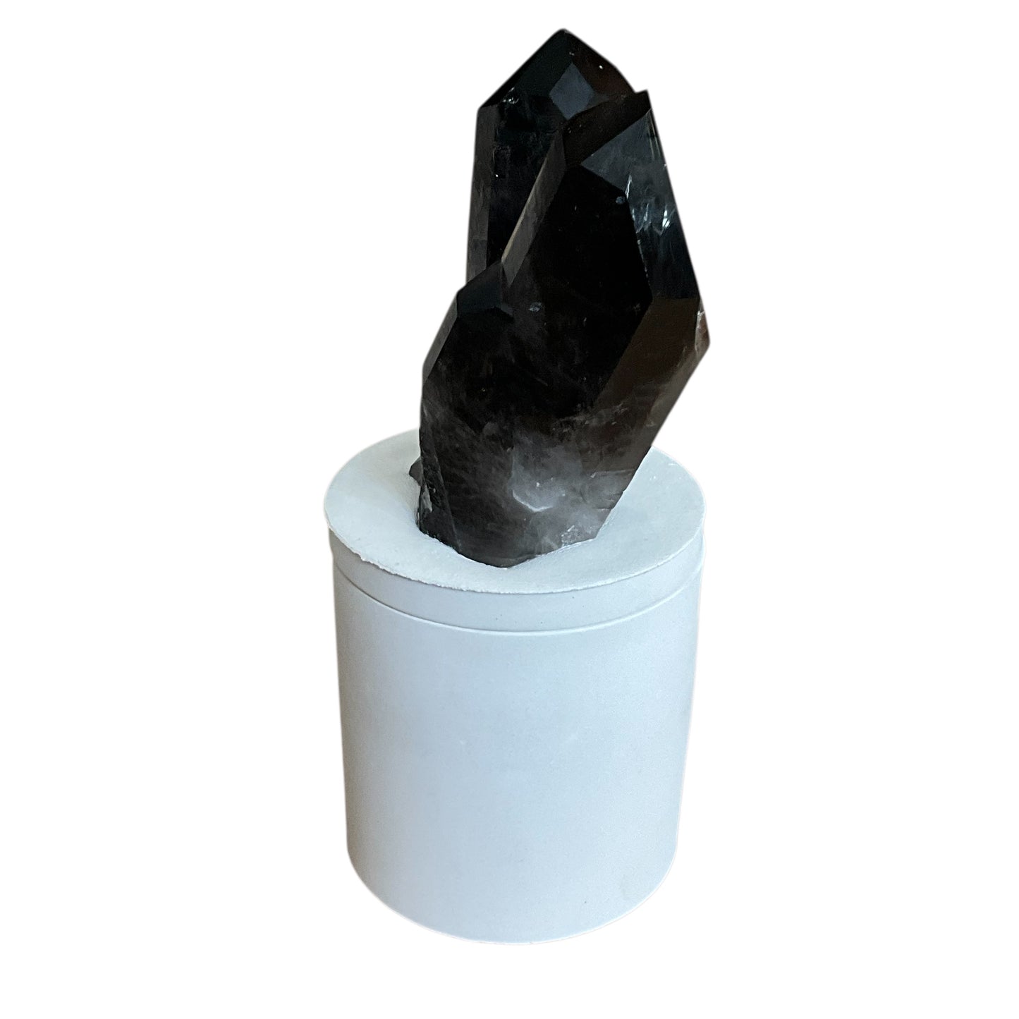 Triple Smoky Quartz Generator Gardenia Candle