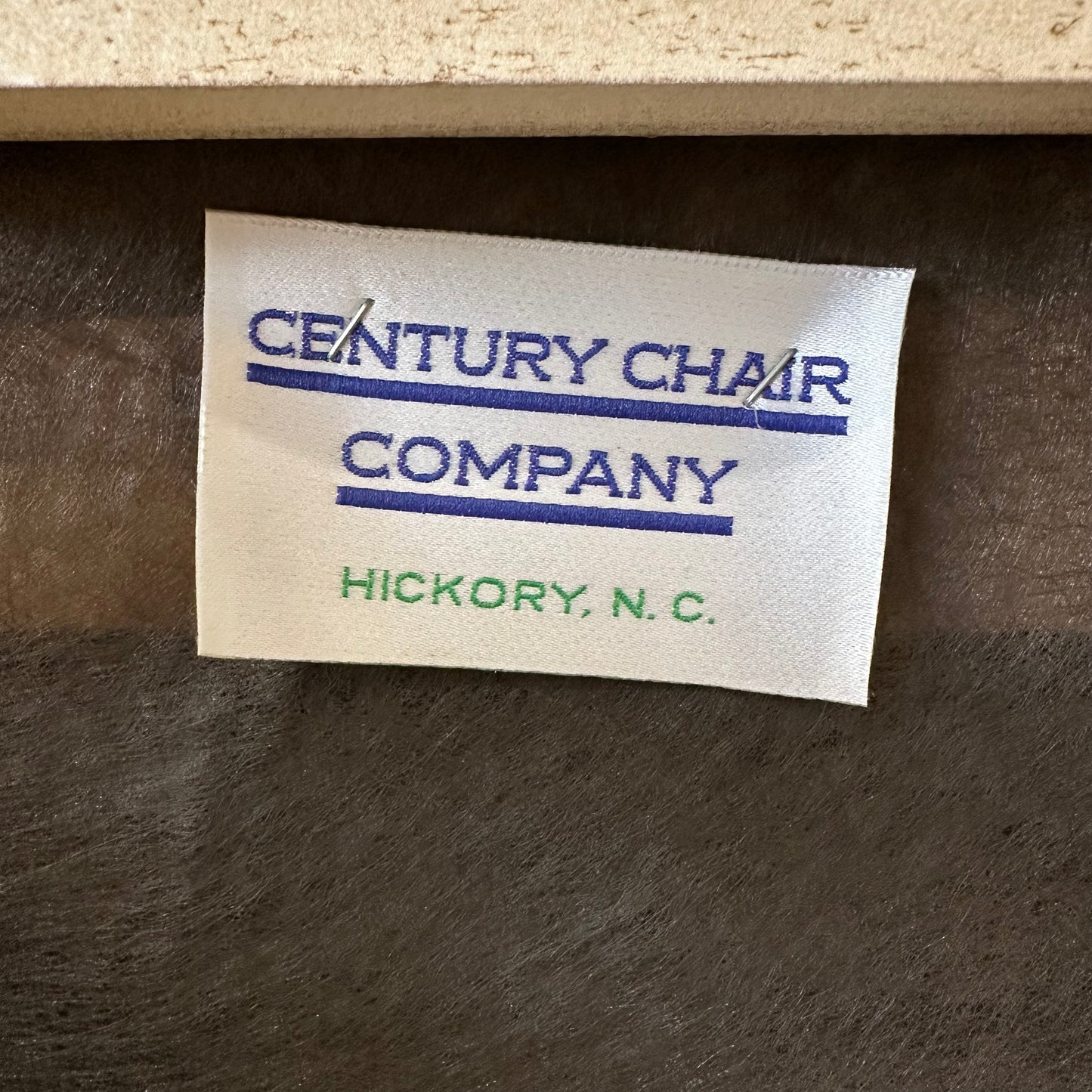 Pair of Textured Antique Finish Armchairs by James Mont for Century Chair Co.