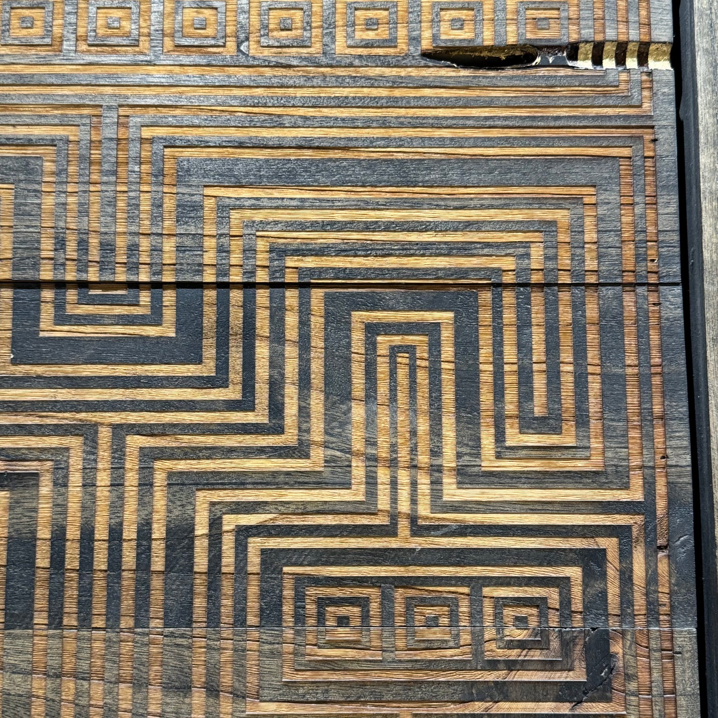 Wooden Brutalist Art