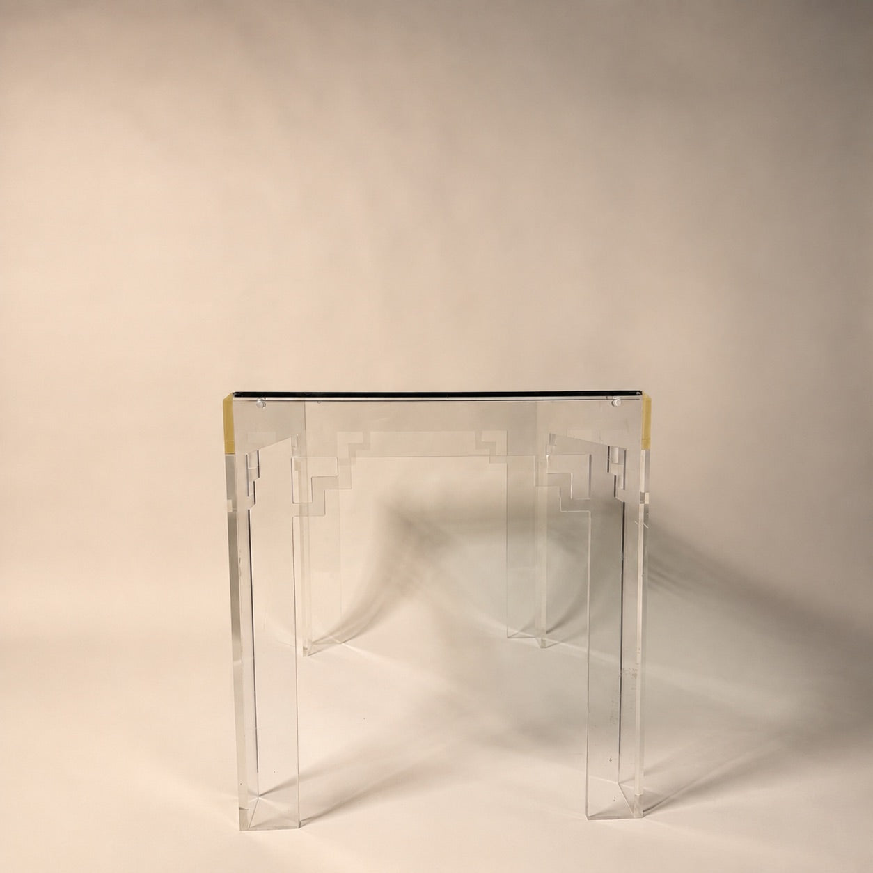 Pair of Lucite Side Tables by Jeffrey Bigelow