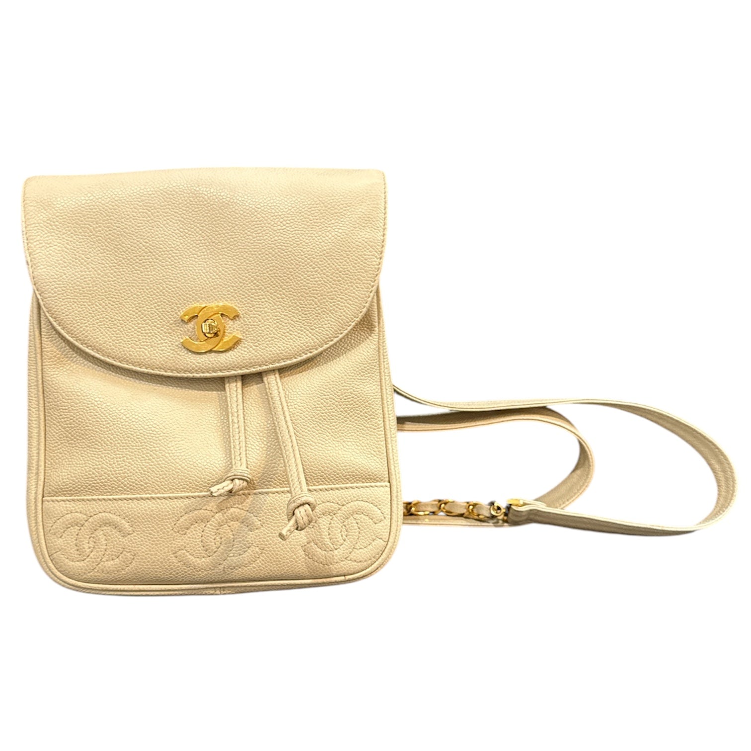 chanel caviar leather backpack Vintage Chanel Caviar Backpack – CHURCH Boutique