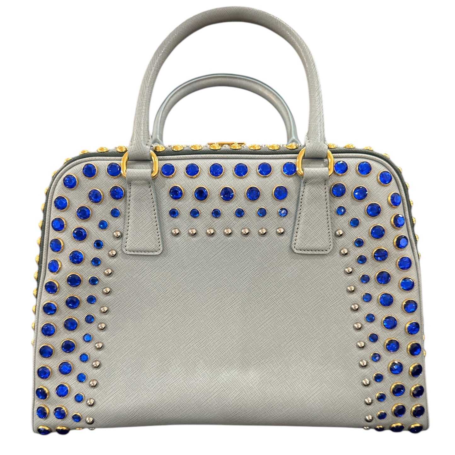 Prada Saffiano Studded Bag