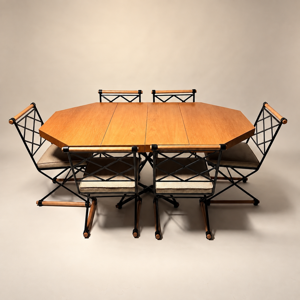 Cleo Baldon Dining Table with 6 Dining Chairs