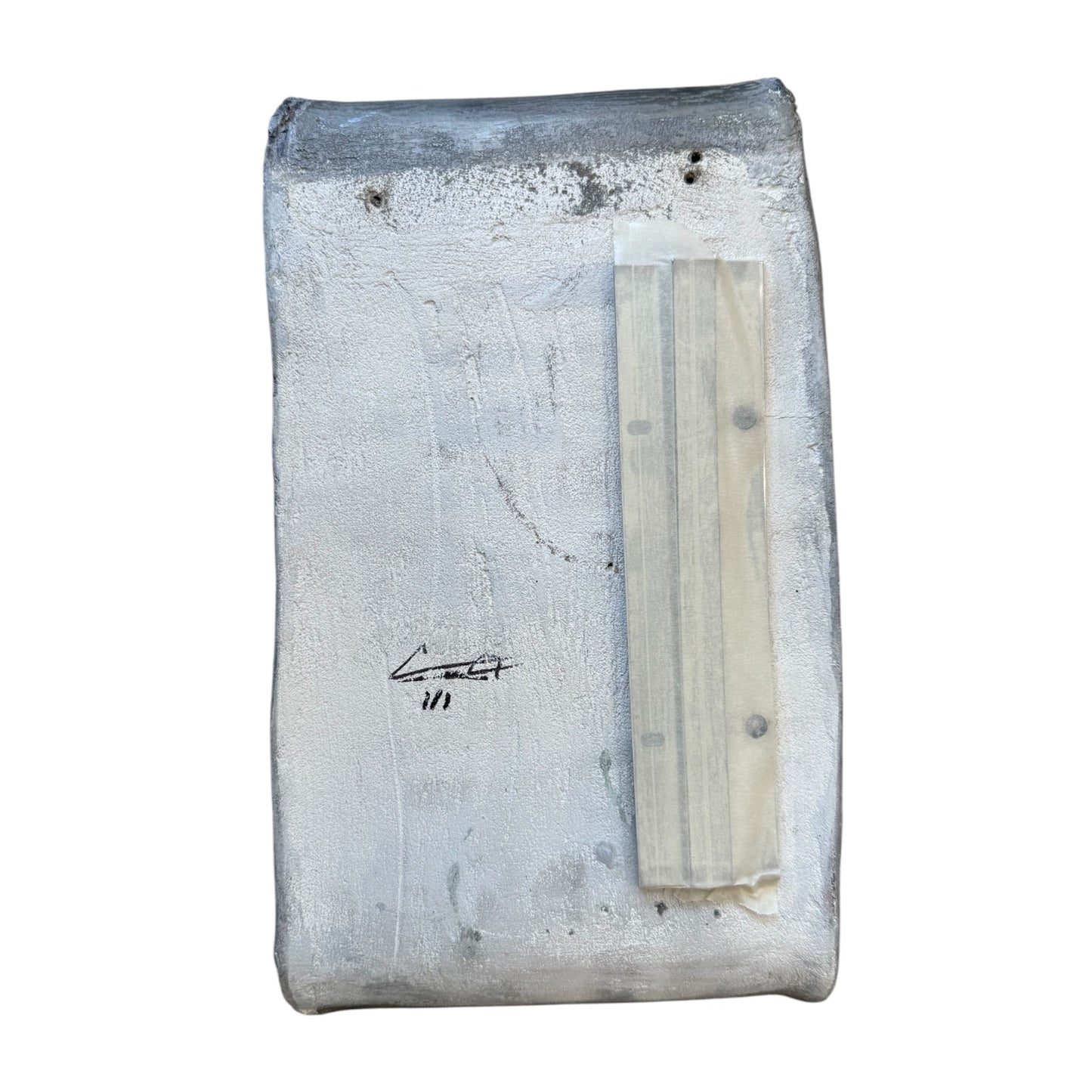 Faux Metal Warped Small Wall Sculpture