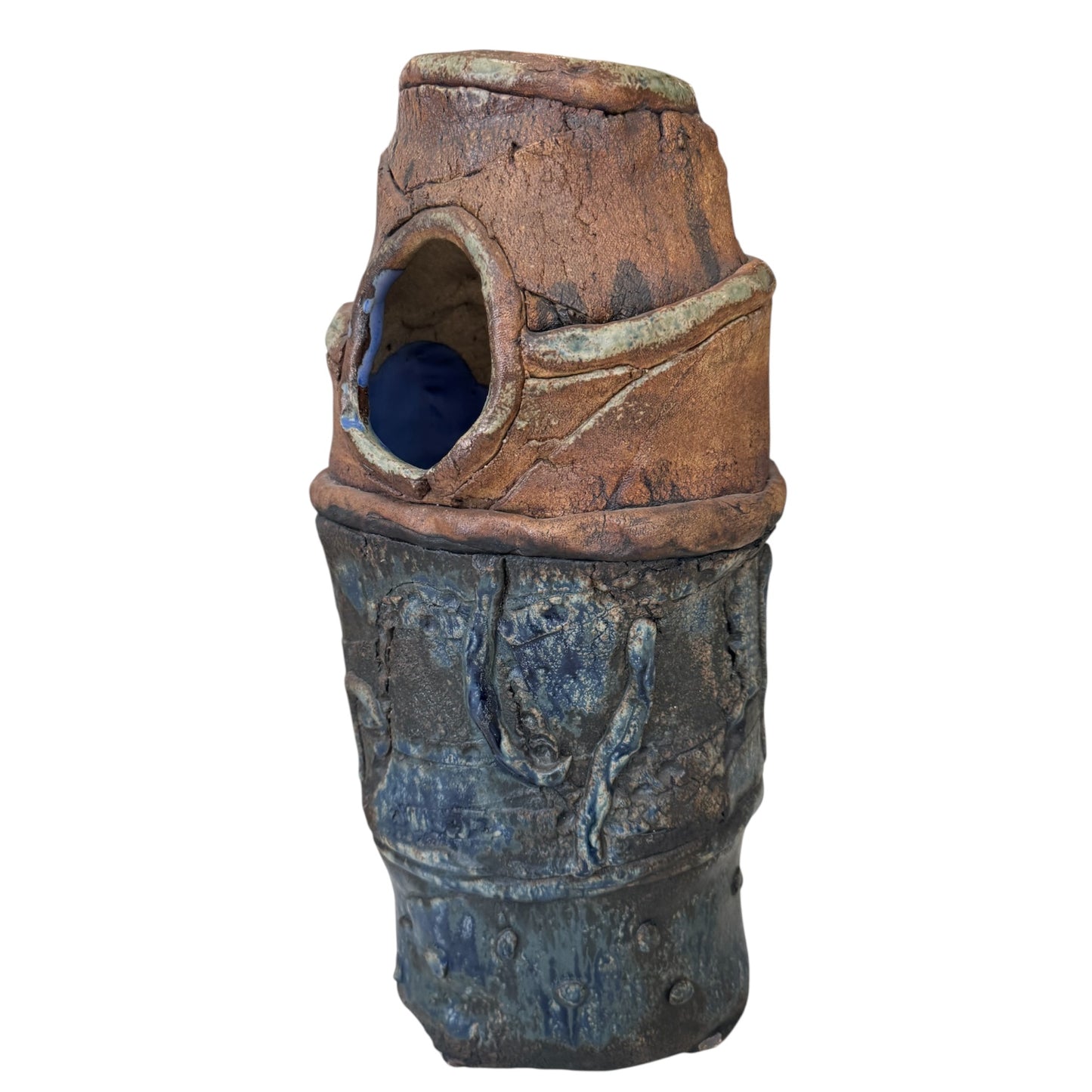 Ceramic Vase w/ Hole