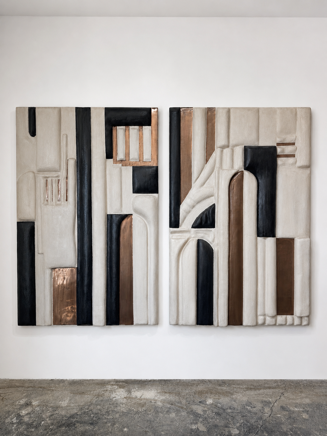 “Silent Symphony” Sculpted Mural