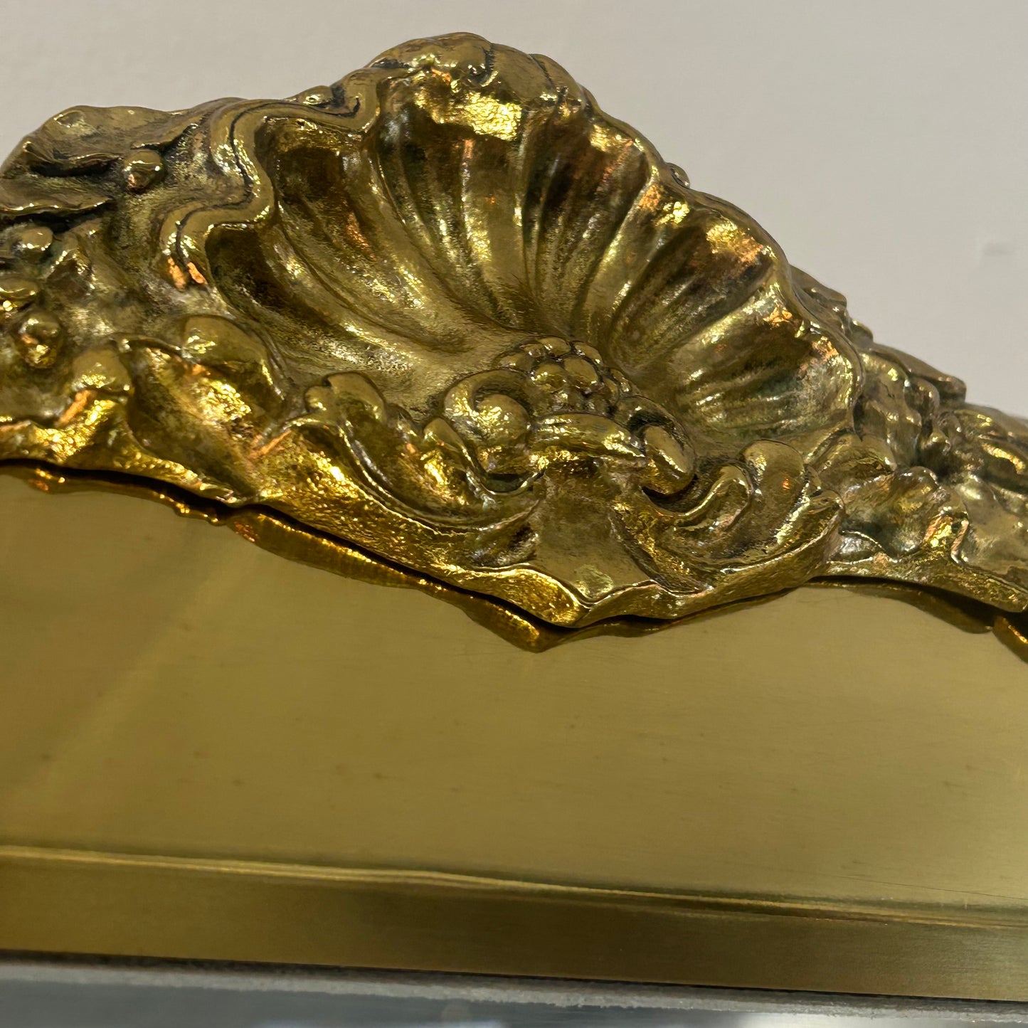 Neo-Classical Brass Mirror