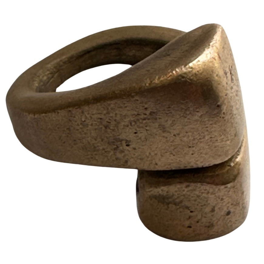 Hand-Crafted Wrap Bronze Ring