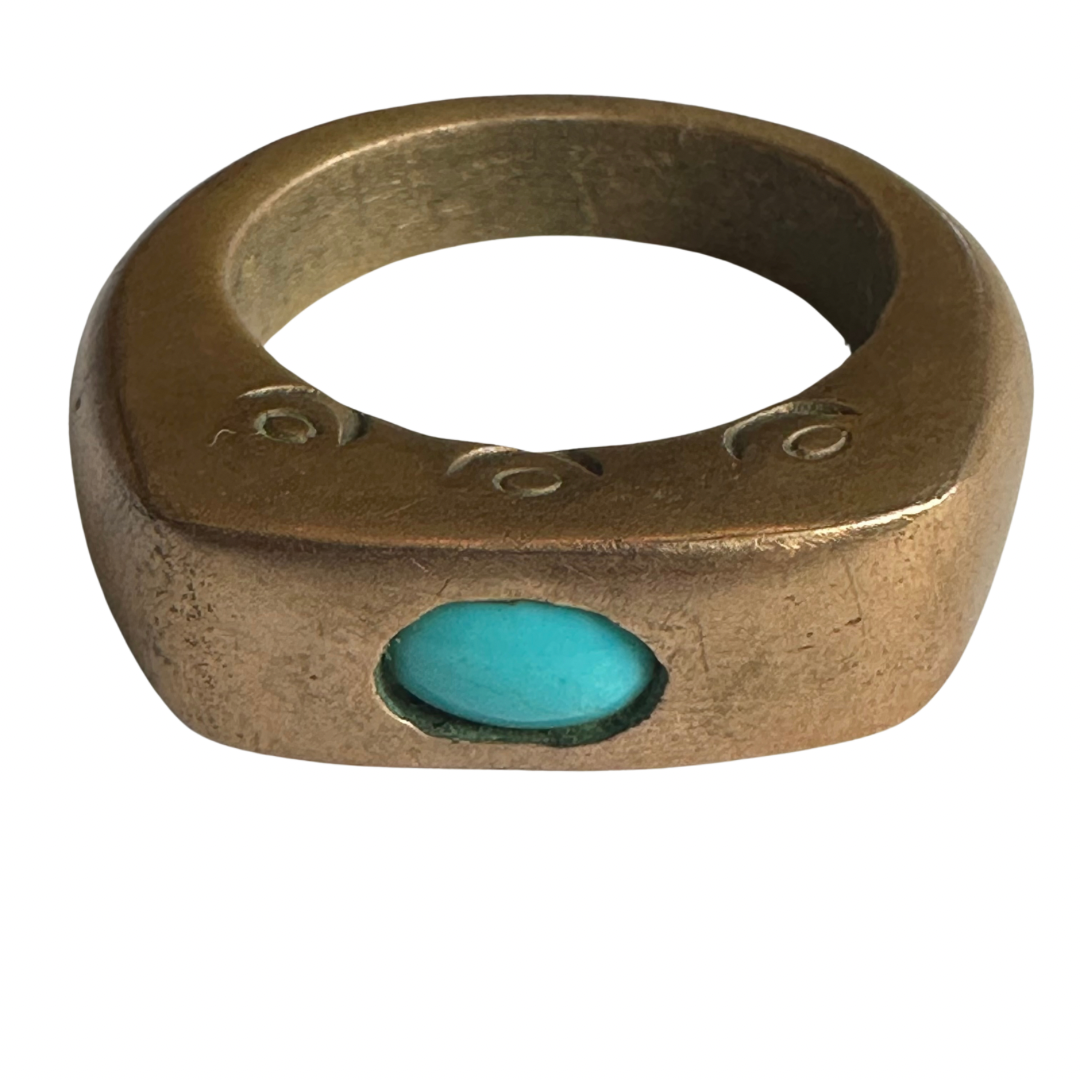 Sleeping Beauty Turquoise & Bronze Ring
