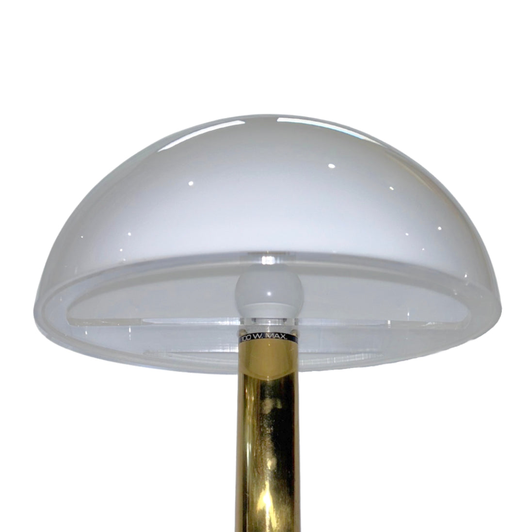 Mushroom Brass Touch-Activated Table Lamp