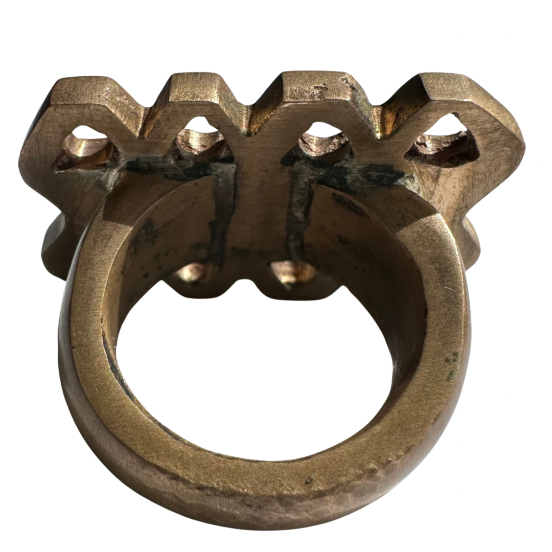 Hand-Crafted Bronze Baobab Ring