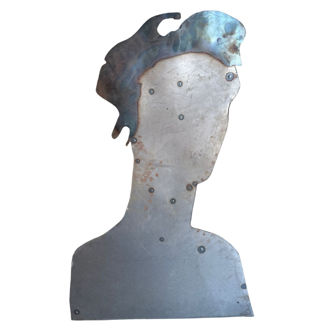 RAW METAL PORTRAIT SCULPTURE