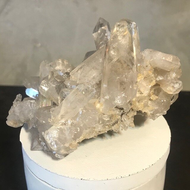QUARTZ CRYSTAL CLUSTER LID CANDLE