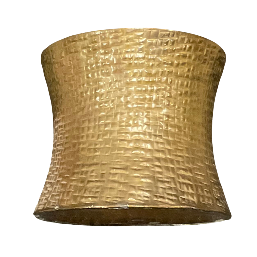 Borgo Valsugana 1950's Brass Planter Signed