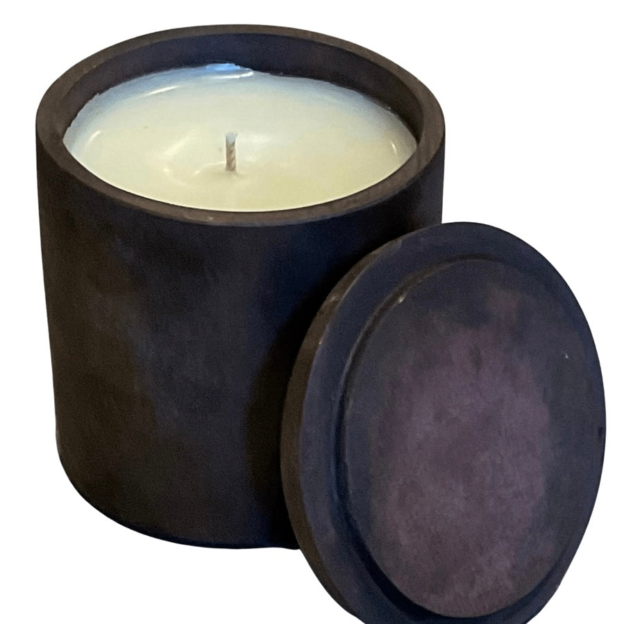 Dark Patina Solid Bronze Candle