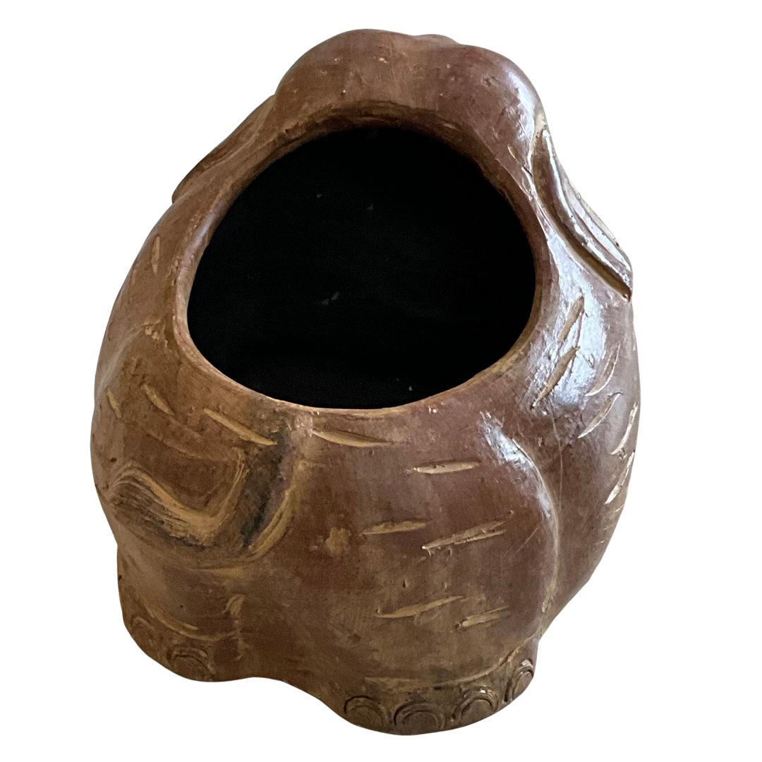 Vintage Ceramic Elephant Planter