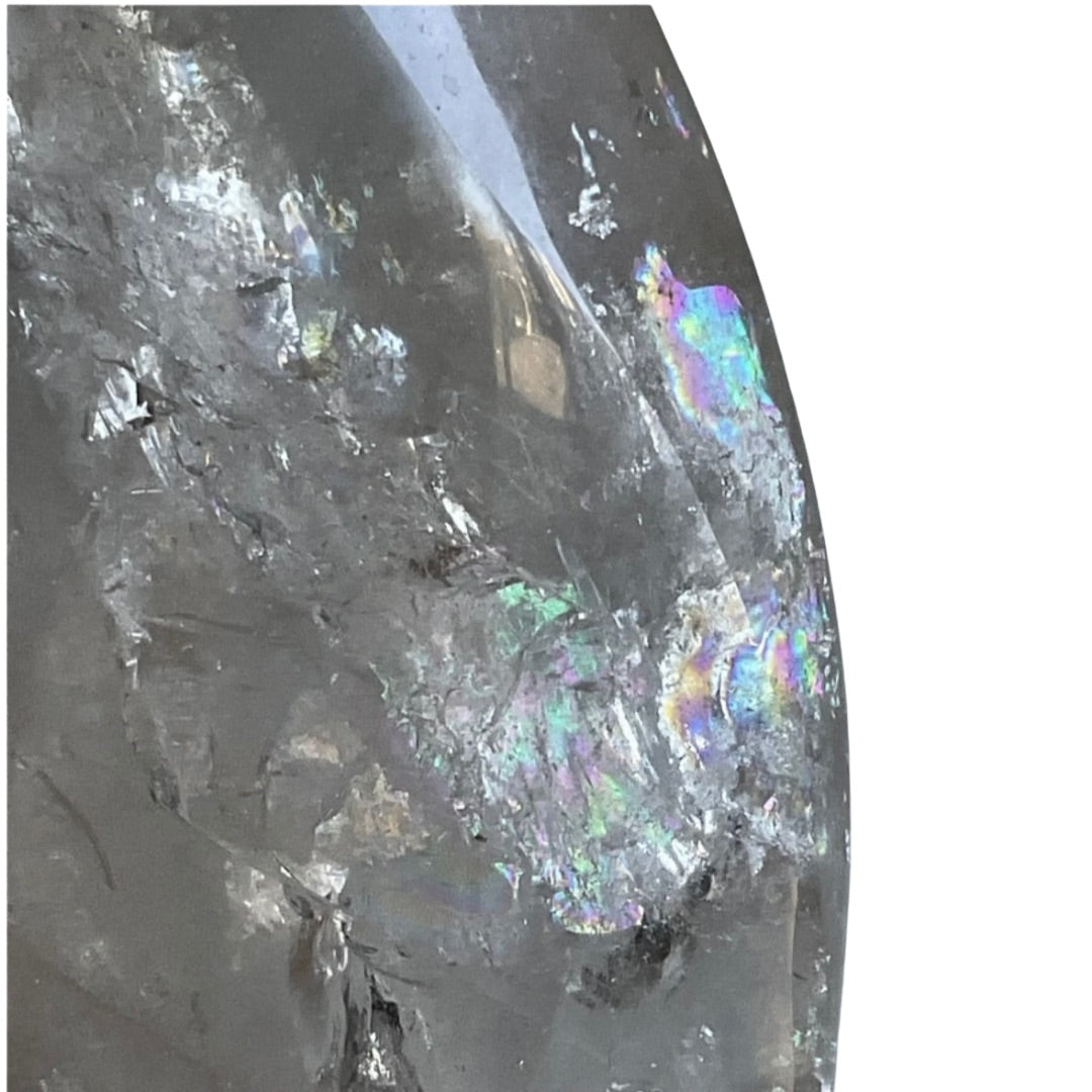 Quartz Crystal Flame Lid Candle