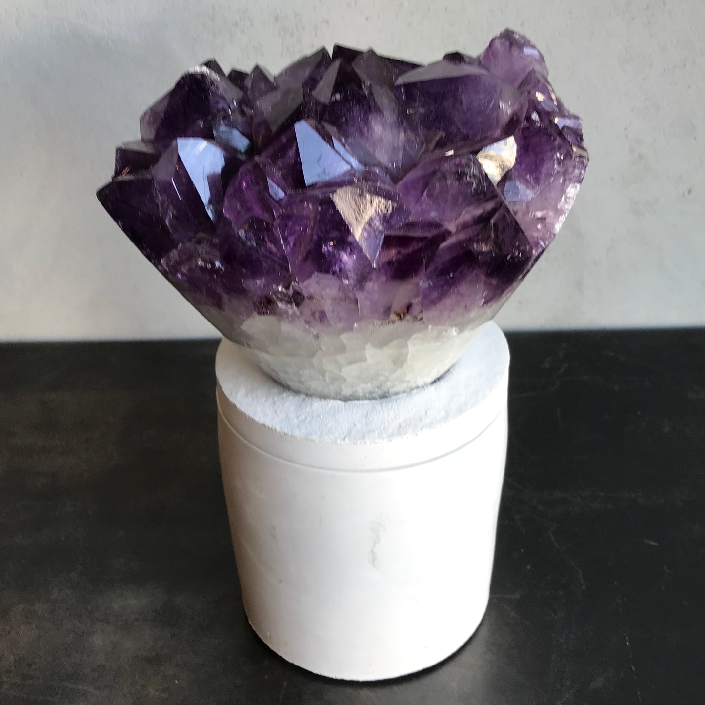 Amethyst XL Cluster Lid Candle