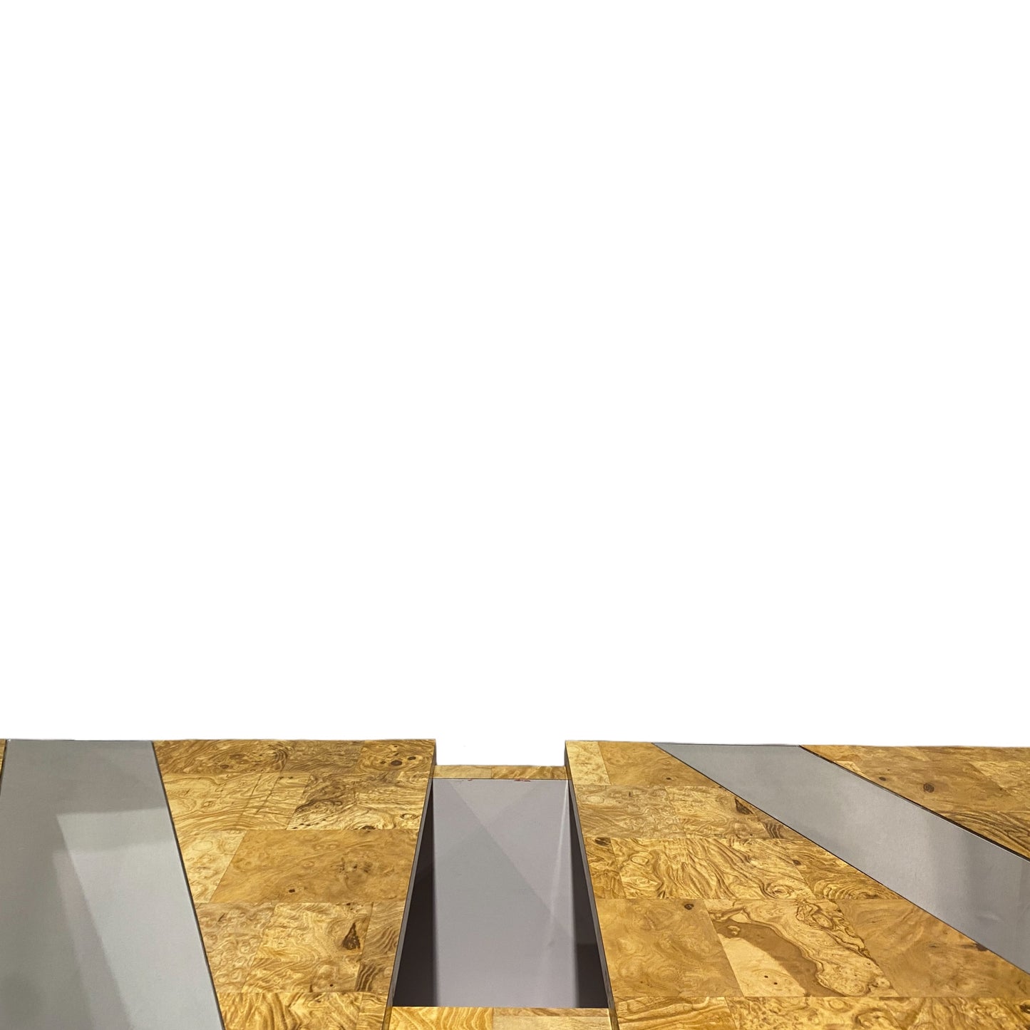 Tessellated Burlwood & Mirror Bar