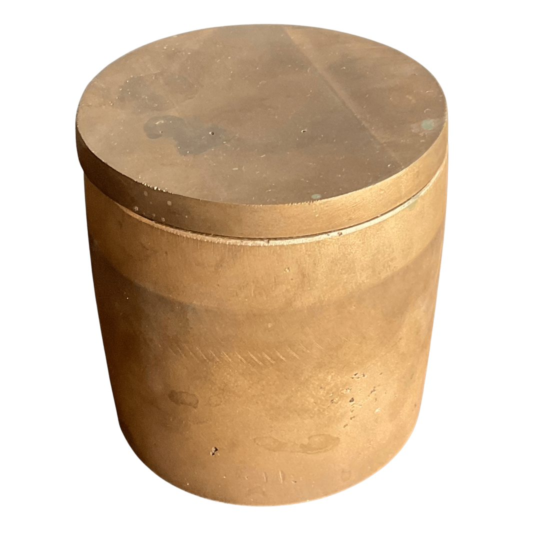 Geometric Patina Gardenia Candle