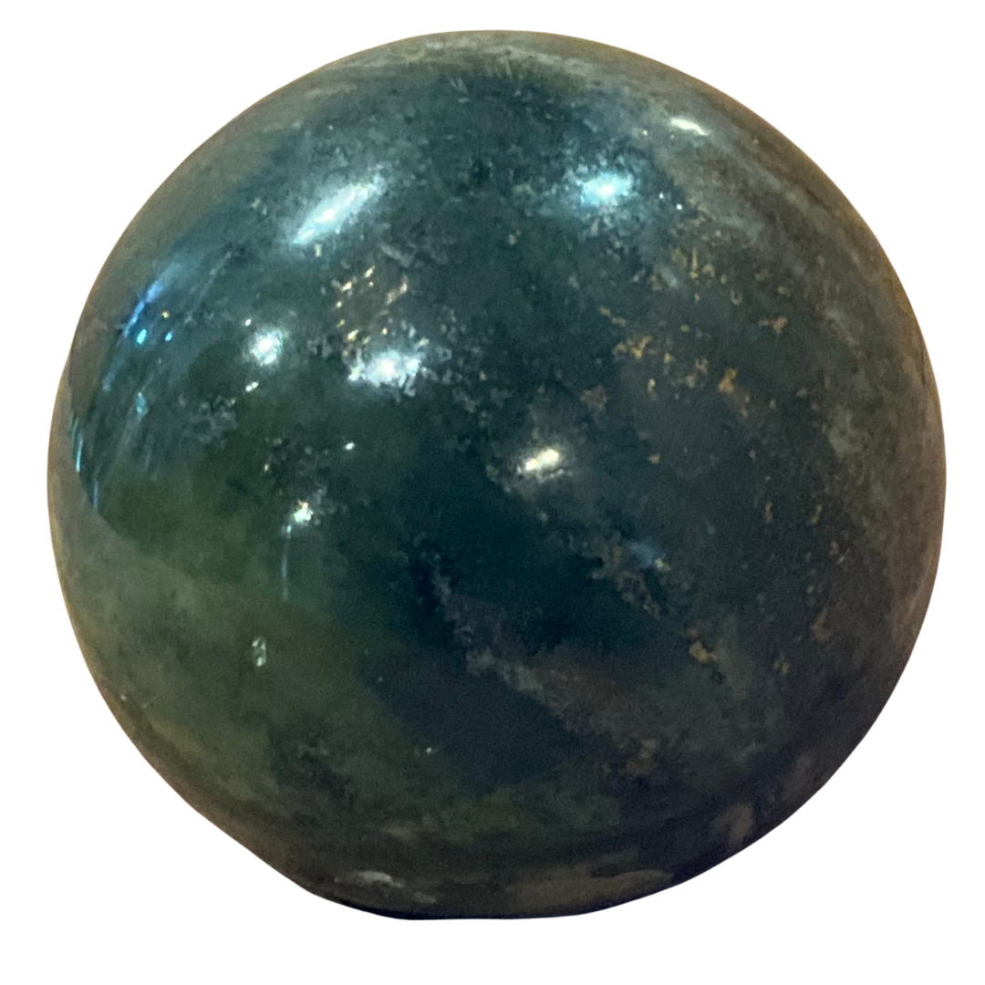 Peruvian Nephrite Jade Sphere