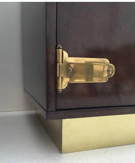 Mastercraft Burl Wood Side Tables