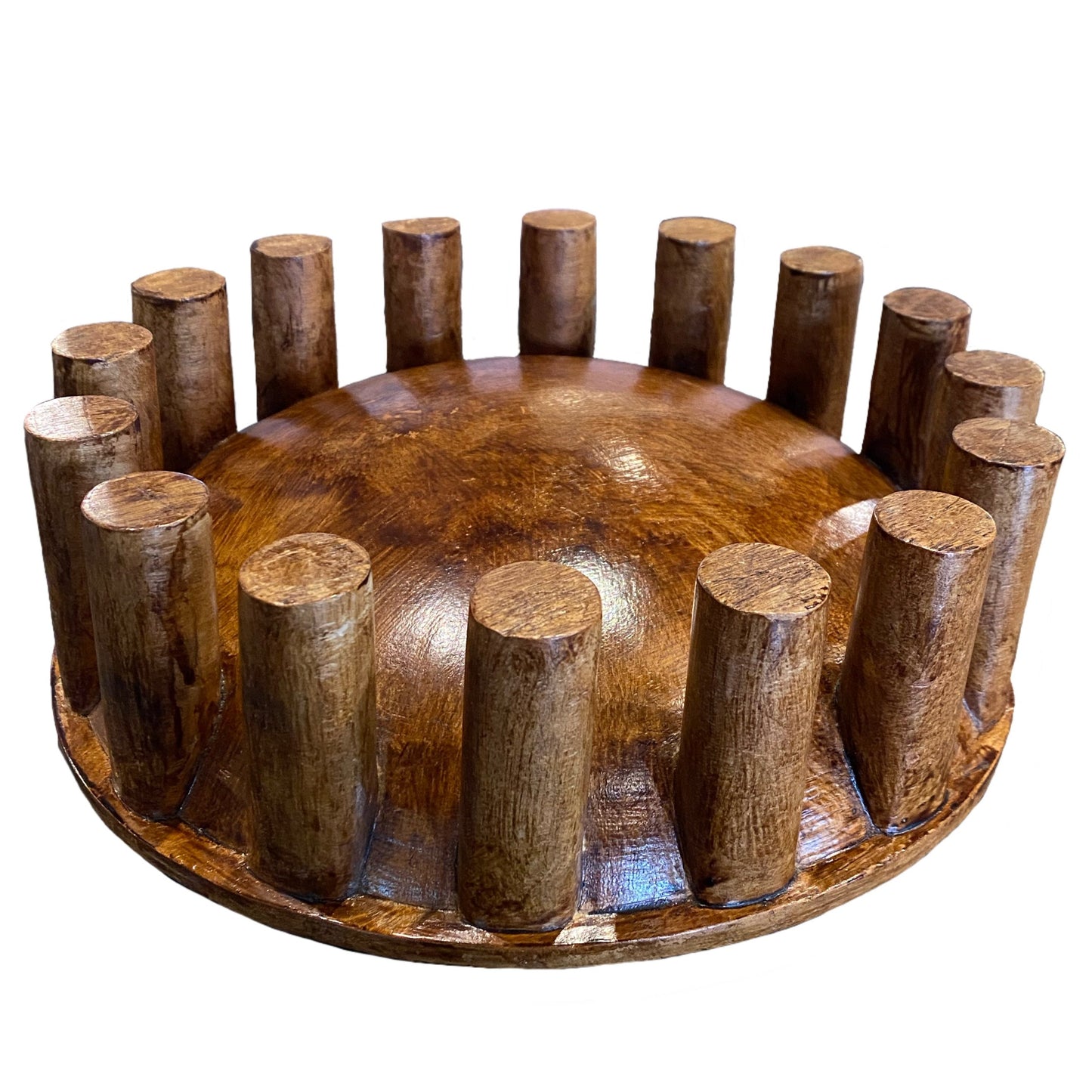 16 Leg Wood Kava Bowl
