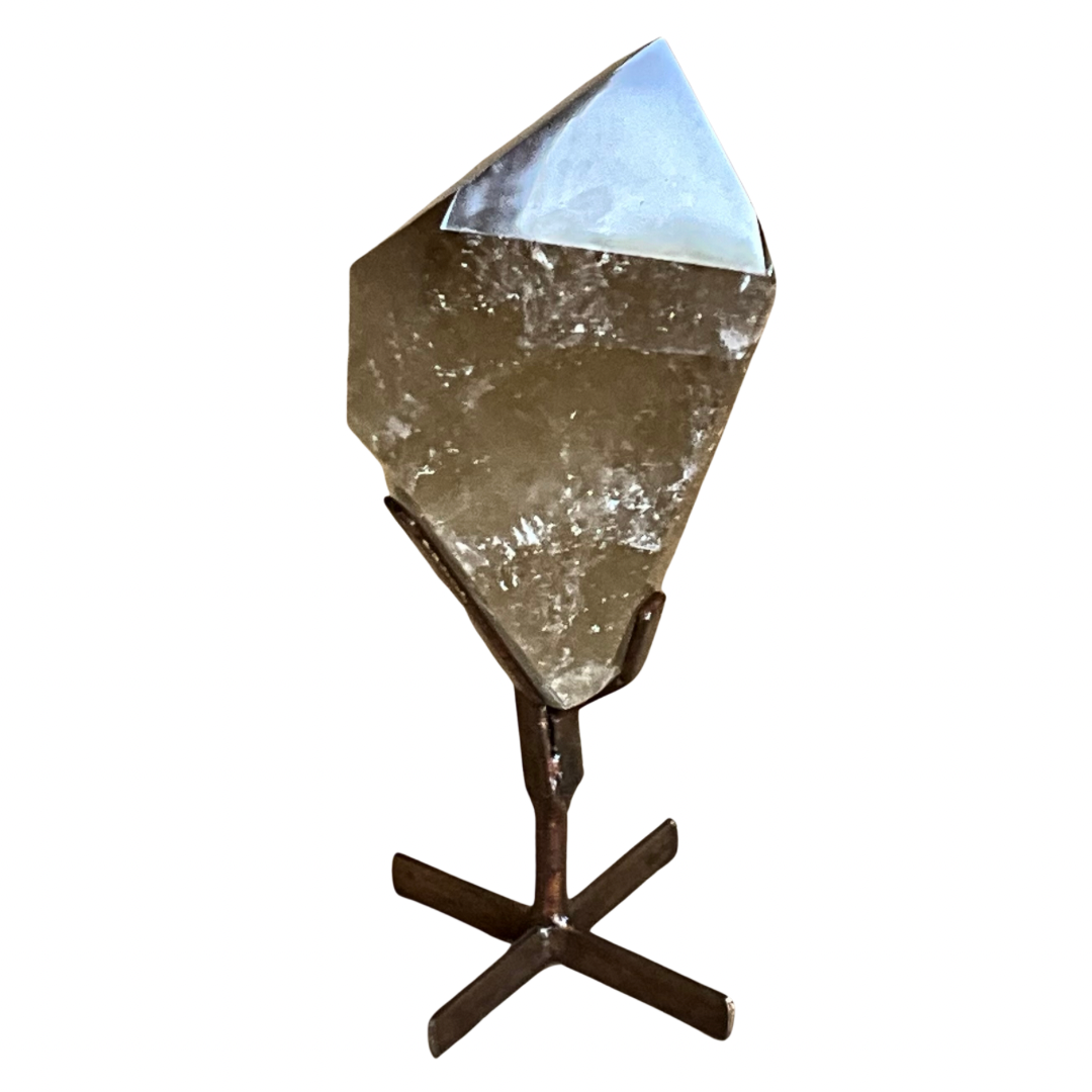 Citrine Crystal Polished Double Point on Stand